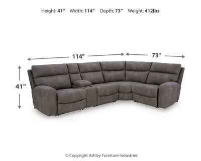Next-Gen DuraPella Power Reclining Sectional - AJ's Home Furniture (Macon, GA)