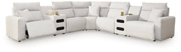 Modmax II Power Reclining Sectional with Audio Consoles - AJ's Home Furniture (Macon, GA)