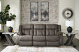 First Base Reclining Sofa - AJ's Home Furniture (Macon, GA)
