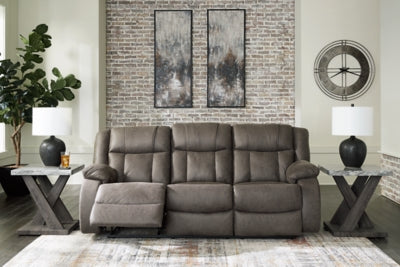 First Base Reclining Sofa - AJ's Home Furniture (Macon, GA)