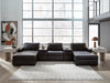 Modmax II Double Chaise Sectional with Audio Consoles - AJ's Home Furniture (Macon, GA)