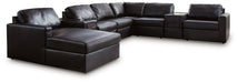 Modmax II Sectional with Chaise and Audio Consoles - AJ's Home Furniture (Macon, GA)