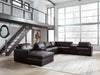 Modmax II Sectional with Chaise and Storage Consoles - AJ's Home Furniture (Macon, GA)