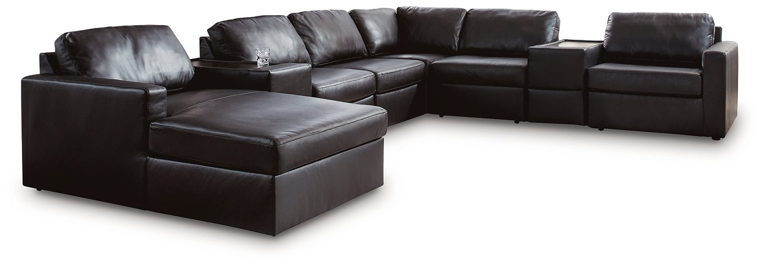 Modmax II Sectional with Chaise and Storage Consoles - AJ's Home Furniture (Macon, GA)