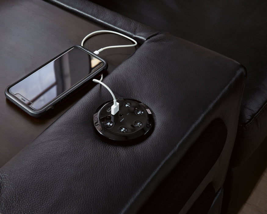 Modmax II Sectional with Chaise and Audio Consoles - AJ's Home Furniture (Macon, GA)