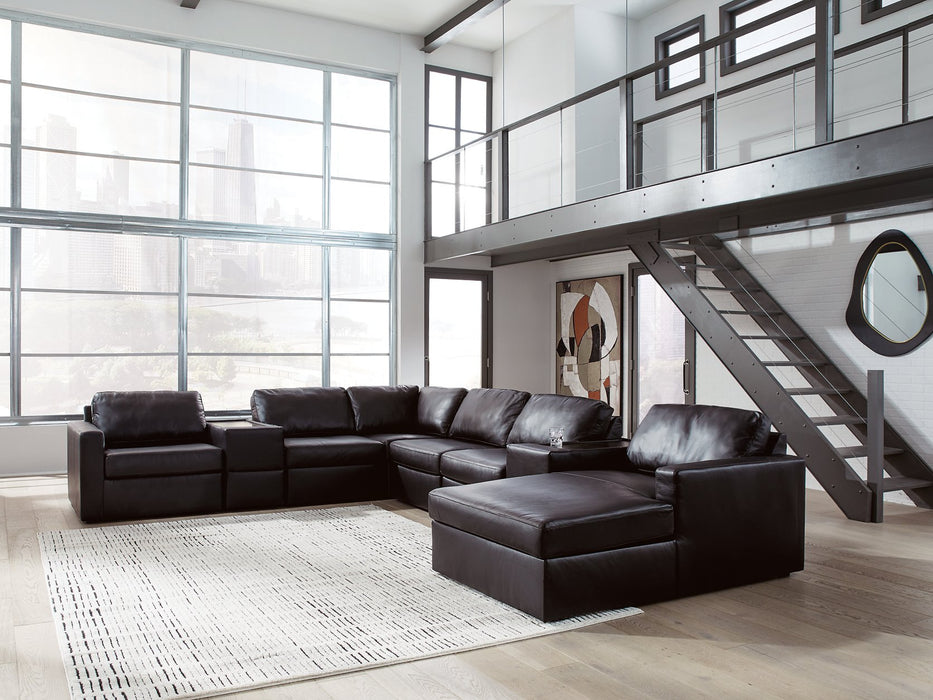 Modmax II Sectional with Chaise and Storage Consoles - AJ's Home Furniture (Macon, GA)