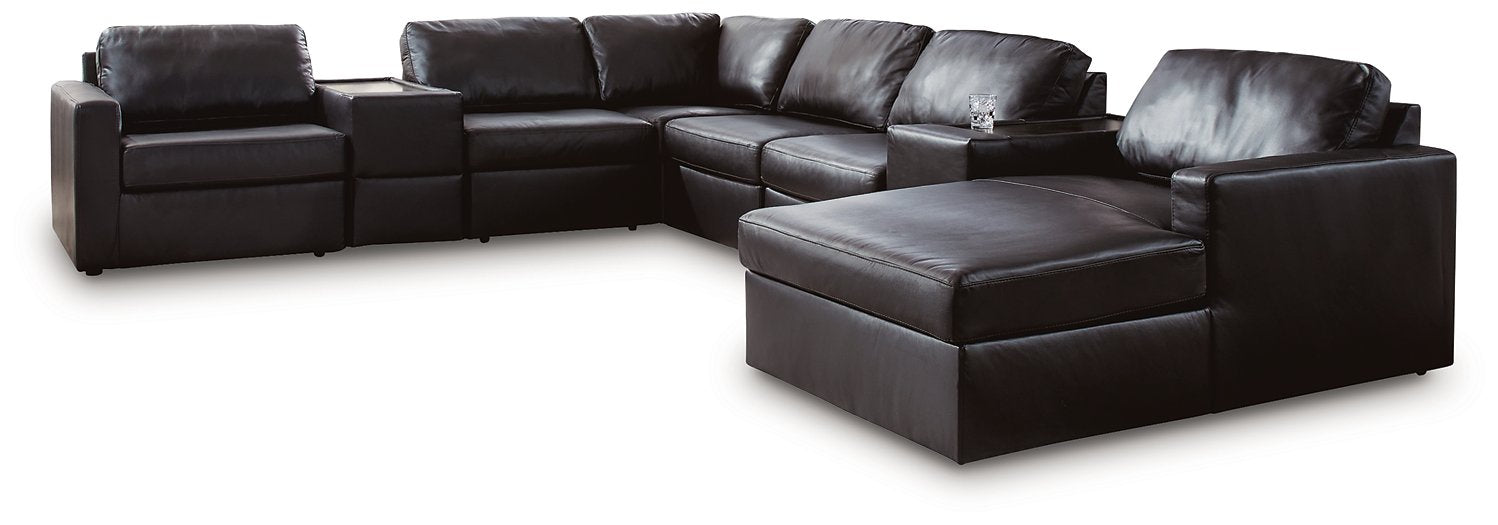 Modmax II Sectional with Chaise and Storage Consoles - AJ's Home Furniture (Macon, GA)