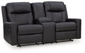 Mackmenville Reclining Loveseat with Console - AJ's Home Furniture (Macon, GA)