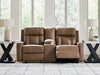 Mackmenville Reclining Loveseat with Console - AJ's Home Furniture (Macon, GA)