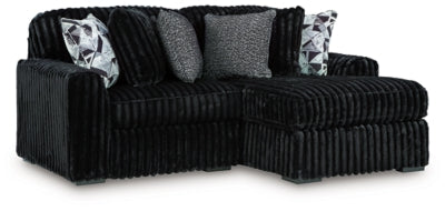 Midnight-Madness Sectional with Chaise - AJ's Home Furniture (Macon, GA)