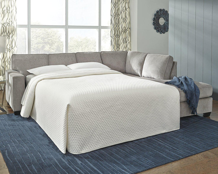 Altari Sleeper Sectional with Chaise - AJ's Home Furniture (Macon, GA)