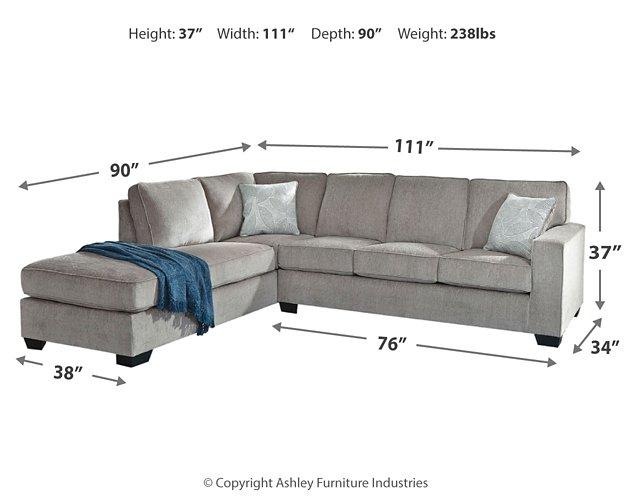 Altari Sectional with Chaise - AJ's Home Furniture (Macon, GA)