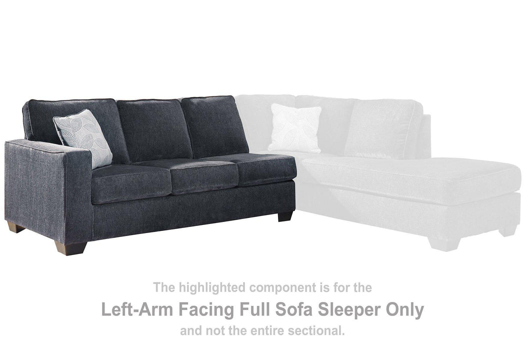 Altari Sleeper Sectional with Chaise - AJ's Home Furniture (Macon, GA)