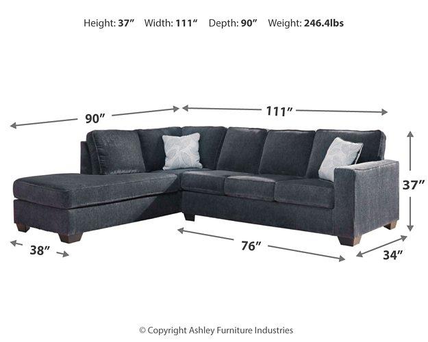 Altari Sectional with Chaise - AJ's Home Furniture (Macon, GA)