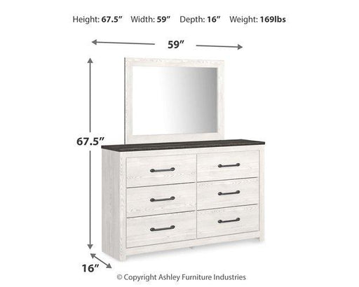 Gerridan Dresser and Mirror - AJ's Home Furniture (Macon, GA)