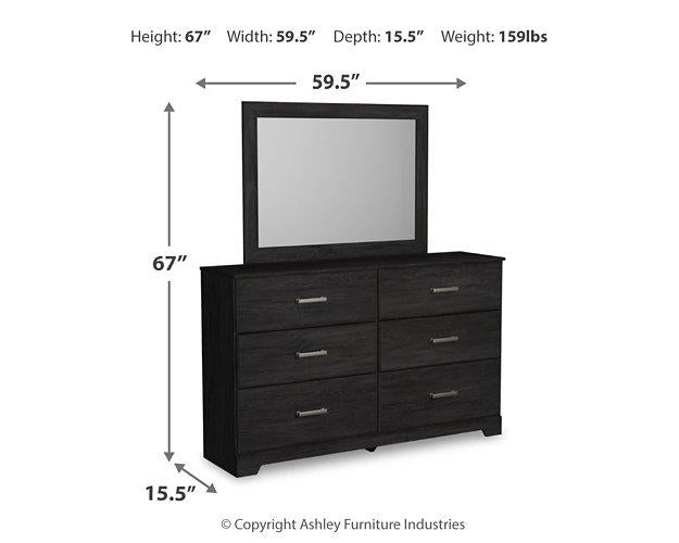 Belachime Dresser and Mirror - AJ's Home Furniture (Macon, GA)