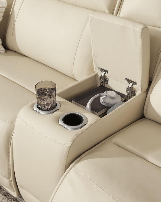 Double Deal Reclining Sectional with Console - AJ's Home Furniture (Macon, GA)