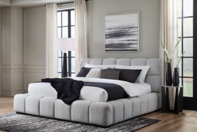 Grendusk Upholstered Bed - AJ's Home Furniture (Macon, GA)