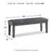 Hallanden 50" Dining Bench - AJ's Home Furniture (Macon, GA)