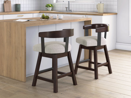 Haddigan Counter Height Barstool (Set of 2) - AJ's Home Furniture (Macon, GA)