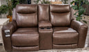 Gravier Power Reclining Loveseat with Console - AJ's Home Furniture (Macon, GA)