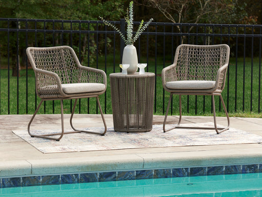 Majors Beach Outdoor Table and 2 Chairs - AJ's Home Furniture (Macon, GA)
