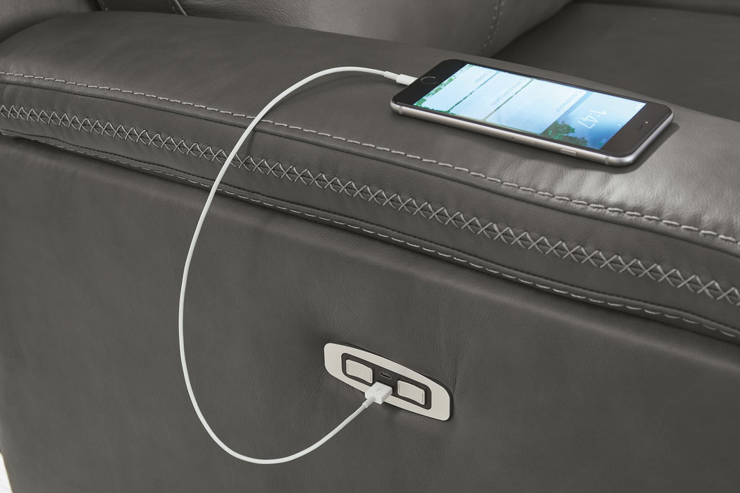 Bleckley Power Reclining Sofa - AJ's Home Furniture (Macon, GA)