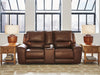 DeepWakes Power Reclining Loveseat with Console - AJ's Home Furniture (Macon, GA)
