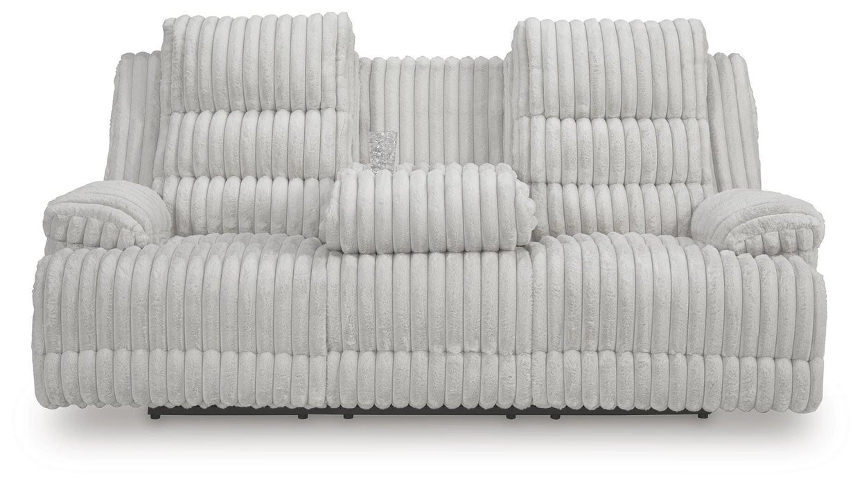 Rhines Falls Power Reclining Sofa with Drop Down Table